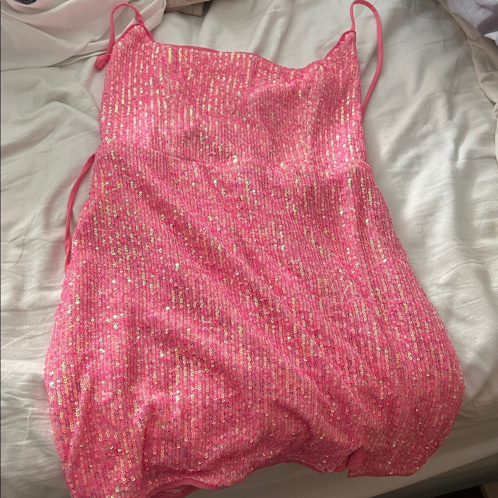 Lulu's Vibrant Pink Dress